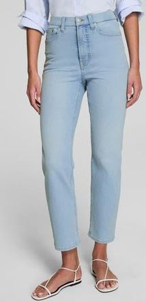 Spanx Slim Straight Leg Jeans in Tidal Blue at Nordstrom Rack, Size 10
