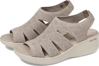 Skechers Pier-Lite - Memory Maker Womens Shoes Taupe : 10 B - Medium, Synthetic