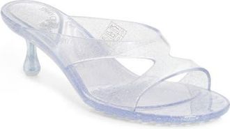 Jimmy Choo London Jelly Drop Slide Sandal in Silver at Nordstrom, Size 12Us