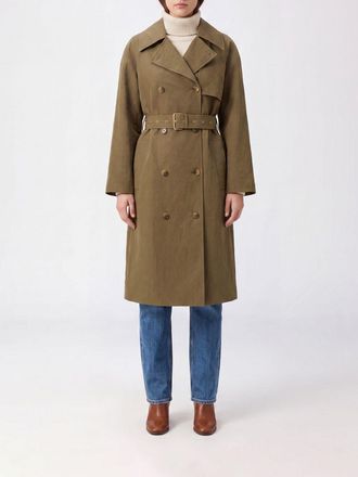 Michael Kors Trench doppiopetto relaxed fit in misto cotone con cintura