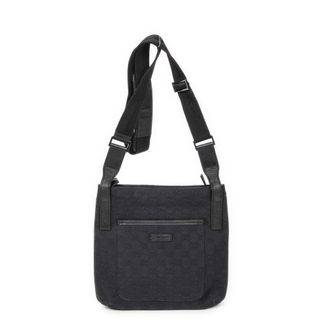 Gucci Pre-owned Womens Front Slip Pocket Crossbody Shoulder Bag - Black - One Size