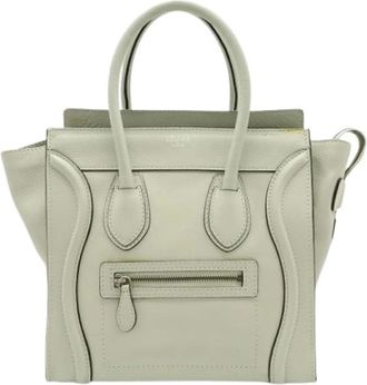 Celine Pre-owned Vintage Tote Bag - Dames - Vintage Handtas - Grijs - ONE Size - Leer - Vintage