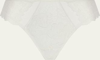 Lise Charmel Tulle & Jacquard Italian Briefs