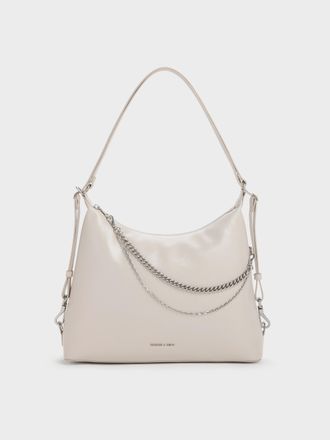 Charles & Keith Atwood Chain Hobo Bag
