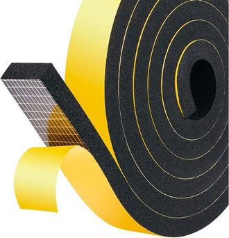 Elle Cinta De Sellado De Espuma De Neopreno De 25 Mm X 10 Mm X 2 M - Cinta Insonorizante Autoadhesiva Para Puertas Y Ventanas - Resistente A La Intemperie