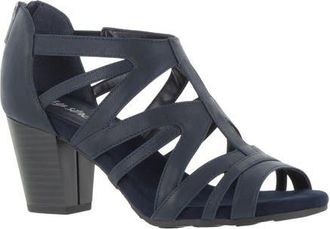Easy Street Amaze Caged Heeled Sandal - Multiple Widths Available in Navy at Nordstrom, Size 9.5