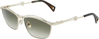 Lanvin LNV111S 734 Womens Sunglasses Gold Size 59