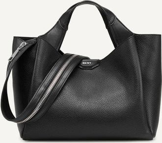 DKNY Willa Satchel in Black/silver at Nordstrom