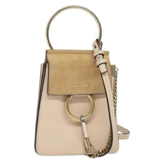 Chlo&eacute; Pre-owned Mini Bags, female, Beige, Size: ONE SIZE Pre-owned Faye Crossbody