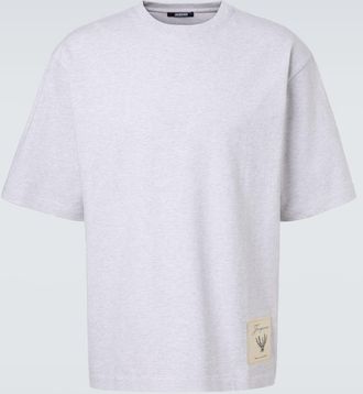 Jacquemus T-shirt oversize in jersey di cotone con logo