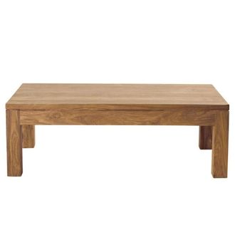 Maisons du monde Mesa de centro de madera maciza L.110 cm