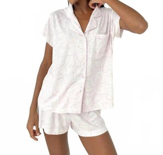 Splendid Pillowsoft Short Sleep Set In White