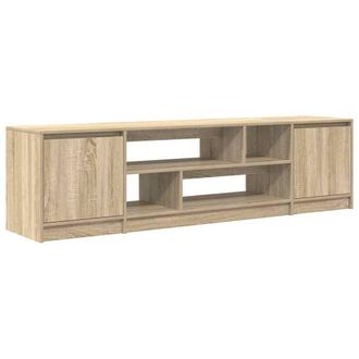 Berkfield Home TV Cabinet Sonoma Oak 188.5x41x50 cm Engineered Wood in Light Brown