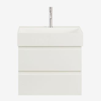 Sklum Sklum - Conjunto De Mueble De Ba&ntilde;o En Madera Y Chapa De Fresno Con Lavabo Integrado Ona