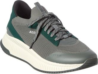 HUGO BOSS BOSS Hugo Boss TTNM Evo Suede-Trim Running Sneaker
