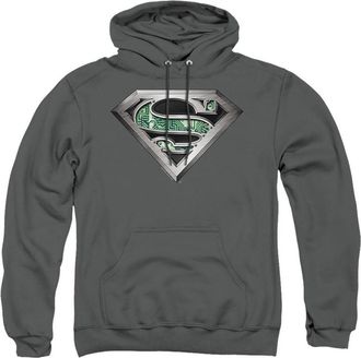 Gildan Superman Circuitry Logo Adult Pull Over Hoodie / Hooded Sweatshirt