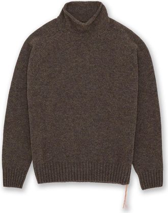 Fortela Andrew Merino Wool High Neck Sweater in Melange at Nordstrom, Size X-Large