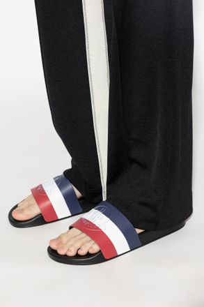 Moncler Basile Slides, Mens, Black