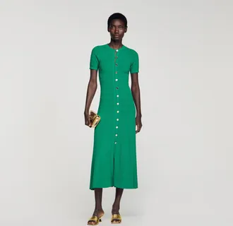 Sandro Knit maxi dress