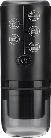 No Brand Cafetera Port&aacute;til - M&aacute;quina De Espresso Port&aacute;til 3 En 1 Para Caf&eacute; Molido Y C&aacute;psulas, Ideal Para El Coche, El Hogar Y El Camping. Cafetera Manual