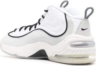 Nike Mens Air Penny Ii Sneakers White Leather