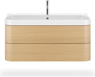 Duravit Wtu Happy D.2 Plus 975x490mm Con Ub E Foro Per Il Gancio Taupe Supermatt