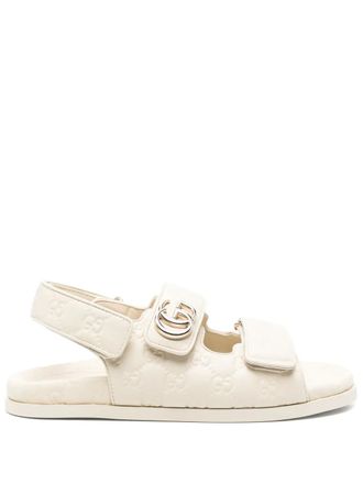 Gucci leather sandals - Neutrals