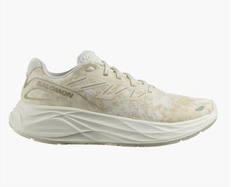 Salomon Womens Aero Glide 2 Running Sneakers In Vanilla Ice