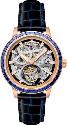 Earnshaw Trouvelot Automatic Black Dial Mens Watch ES-8276-0C