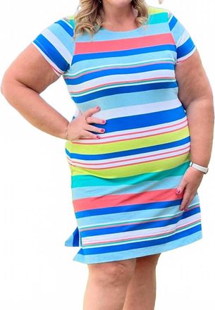 Hatley The Nellie Mini Dress In Sunray Stripes