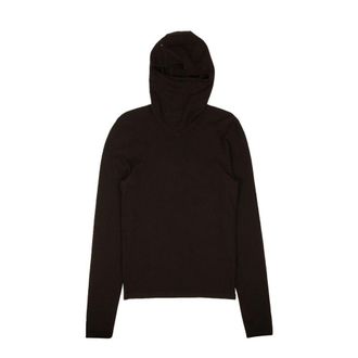 Bottega Veneta Black Cashmere Mens Hoodie