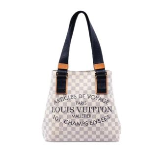 Louis Vuitton Pre-owned Tote Bags, female, White, Size: ONE SIZE Pre-owned Fabric Tote