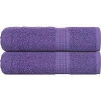 OEM Toallas De Ba&ntilde;o Frogn, Juego De 2, Color Morado, 70 X 140 Cm, 360 G/m&sup2; - Crezuo