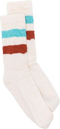 Golden Goose Socks High Rib/stripes/ripped