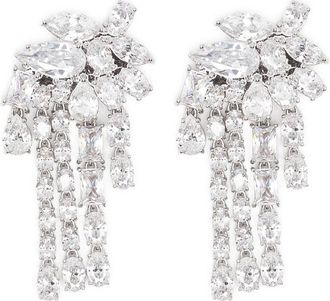 Self Portrait Crystal-embellished Drop Earrings