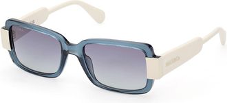 Max & Co. MO0074 87W Womens Sunglasses Blue Size 53