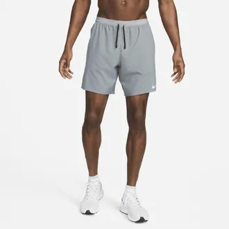 Nike Mens Stride Dri-FIT 7 2-in-1 Running Shorts in Grey | DM4759-084
