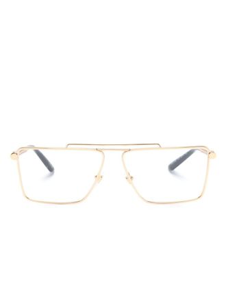 Versace Occhiali con montatura stile pilota - Oro