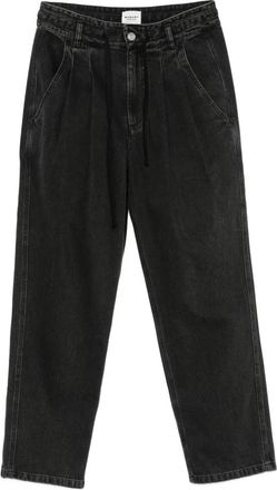 Isabel Marant Ilsa Drawstring Jeans - Dames - Loose Fit Jeans - Zwart - XS - Katoen - Jeans