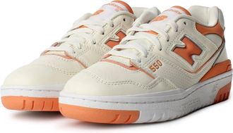 New Balance Womens New Balance 550 BBW550AJ Sneaker Beige Leather Lifestyle Shoes DWA3030
