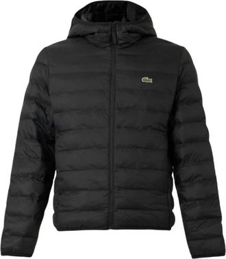 Lacoste Waterafstotend donsjack - Heren - Jassen - Zwart - Maat: M Zijde