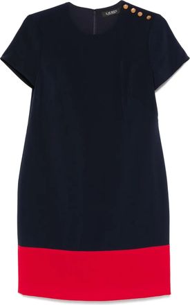 Lauren Ralph Lauren Kusmae midi-jurk - Blauw