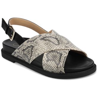 Journee Collection Women & apos;s Marinna Flat Sandals