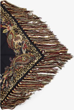 Etro Scialle in seta con frangia - ETRO - gender_Woman