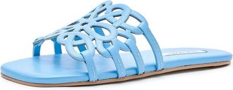 Steve Madden Lotus Womens Shoes Blue Leather : 6.5 M