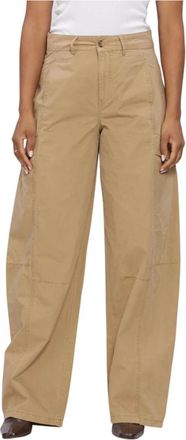 Co'Couture Broeken, Dames, Beige, XS, Evelyncc Barrel Pant