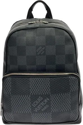 Louis Vuitton Graphite Coated Canvas Backpack (Pre-Owned)