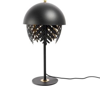 Lucande Lucande L&aacute;mpara De Mesa aparas En Negro Metal