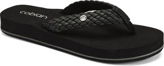 Cobian Womens Braided Bounce-Black-Size 7 Summer Thong Sandals, 5 UK