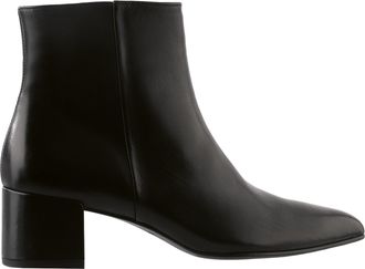 H&ouml;gl Black Beatrice Leather Pointed-Toe Boots